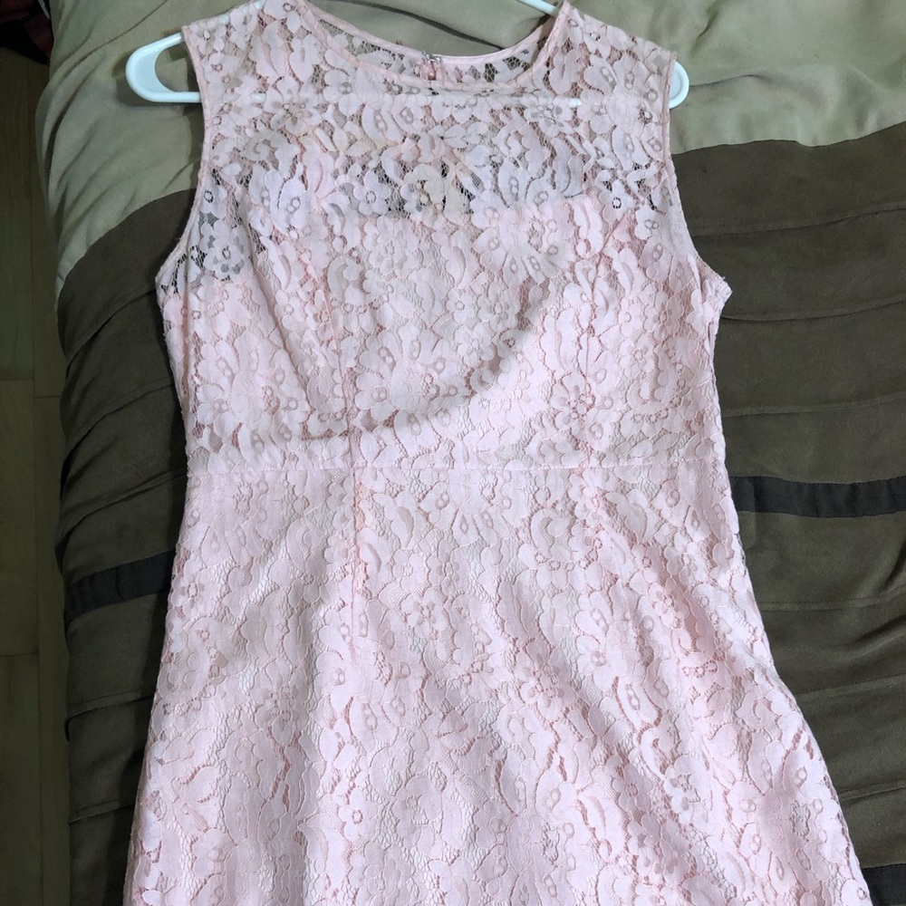 Light Pink lace formal dress